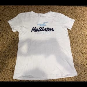 White Hollister Tee